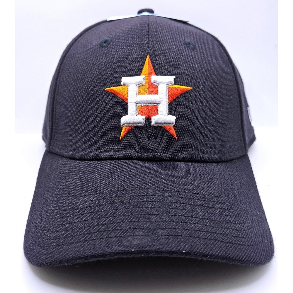 New Era 39THIRTY Houston Astros MLB Stretch Fit Hat Navy Blue Large-XLarge